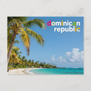 Dominicaanse republiek herinnering briefkaart