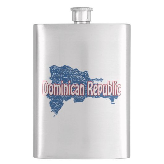 Dominicaanse Republiek Heupfles (Voorkant)