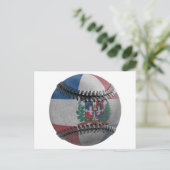 Dominicaanse Republiek Honkbal Briefkaart (Staand voorkant)