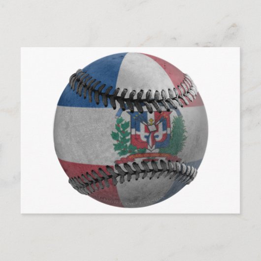 Dominicaanse Republiek Honkbal Briefkaart (Voorkant)