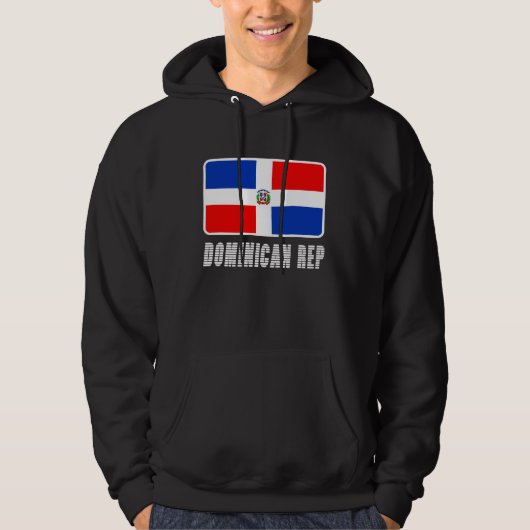 Dominicaanse Republiek Hoodie (Voorkant)