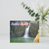 Dominicaanse Republiek Jimenoa Herfst Briefkaart (Staand voorkant)