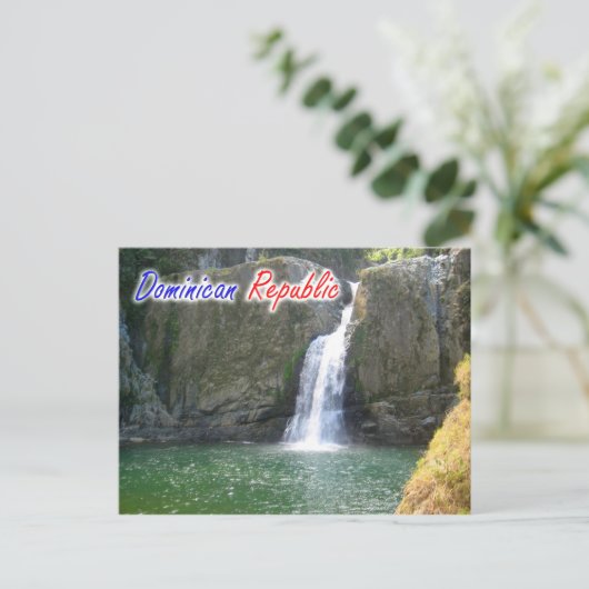 Dominicaanse Republiek Jimenoa Herfst Briefkaart (Staand voorkant)