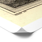 Dominicaanse Republiek Kaart van C.F. Fritzsch 175 Poster (Hoek)