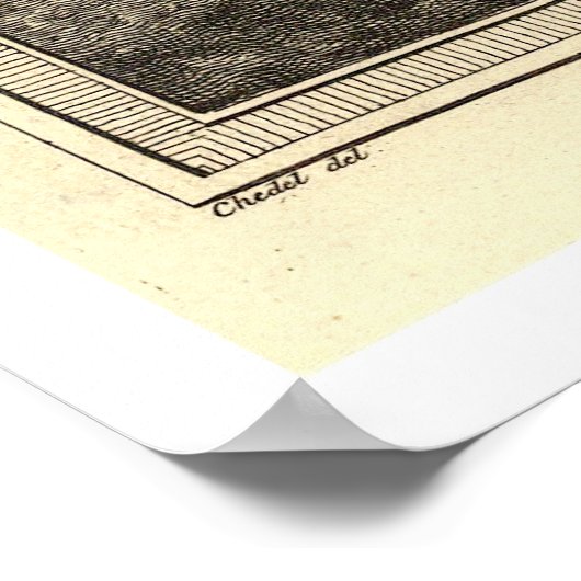 Dominicaanse Republiek Kaart van C.F. Fritzsch 175 Poster (Hoek)