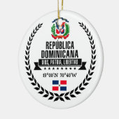 Dominicaanse Republiek Keramisch Ornament (Links)