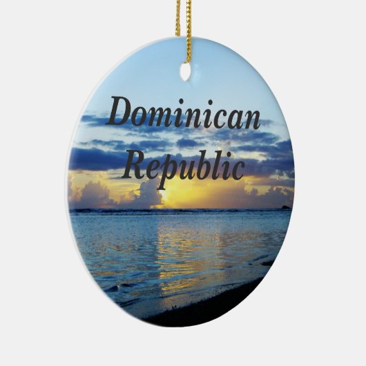 Dominicaanse Republiek Keramisch Ornament (Rechts)