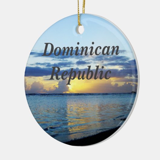 Dominicaanse Republiek Keramisch Ornament (Links)