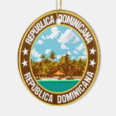 Dominicaanse Republiek Keramisch Ornament (Links)