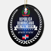 Dominicaanse Republiek Keramisch Ornament (Links)