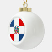 Dominicaanse Republiek Keramische Bal Ornament (Rechts)