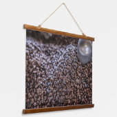 Dominicaanse Republiek Koffiebonen Hangend Wandkleed (Gebogen)