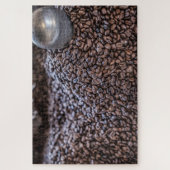 Dominicaanse Republiek Koffiebonen Legpuzzel (Verticaal)