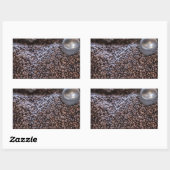 Dominicaanse Republiek Koffieboon Rechthoekige Sticker (Vel)