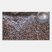 Dominicaanse Republiek Koffieboon Rechthoekige Sticker (Voorkant)