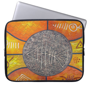 Dominicaanse Republiek Kunst Laptophoes Laptop Sleeve