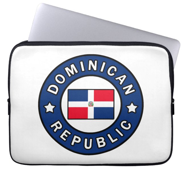 Dominicaanse Republiek Laptop Sleeve (Voorkant)