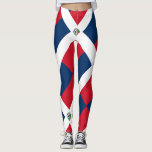 Dominicaanse Republiek Leggings<br><div class="desc">vlag Dominicaanse Republiek</div>