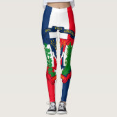 Dominicaanse Republiek Leggings (Voorkant)