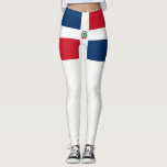 Dominicaanse Republiek Leggings<br><div class="desc">vlag Dominicaanse Republiek</div>