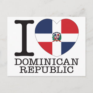 Dominicaanse Republiek Love v2 Briefkaart