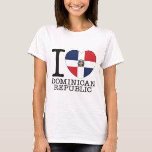 Dominicaanse Republiek Love v2 T-shirt