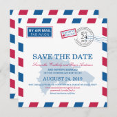 Dominicaanse Republiek Luchtpost Trouw Huwelijksui Kaart (Voorkant / Achterkant)