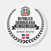 Dominicaanse Republiek Magneet (Voorkant)