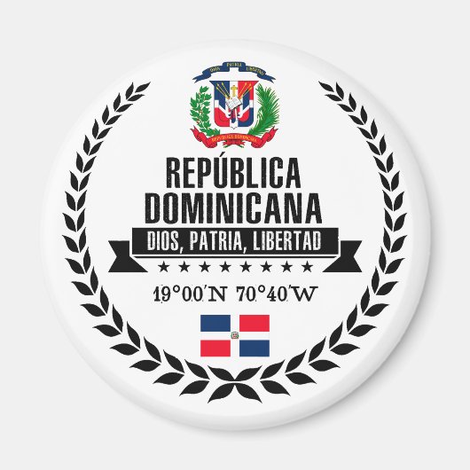 Dominicaanse Republiek Magneet (Voorkant)