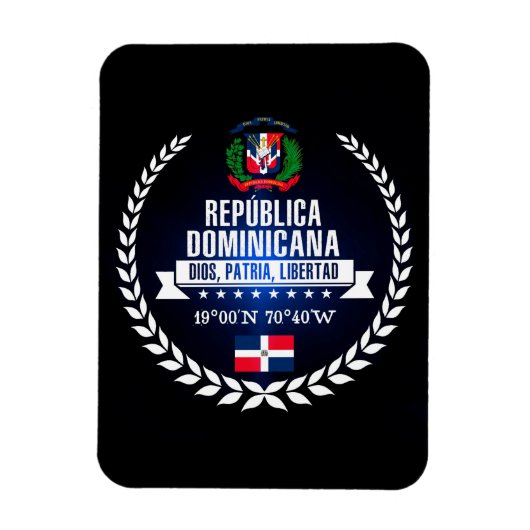 Dominicaanse Republiek Magneet (Verticaal)