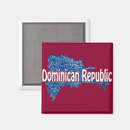 Dominicaanse Republiek Magneet (Voorkant / Achterkant)