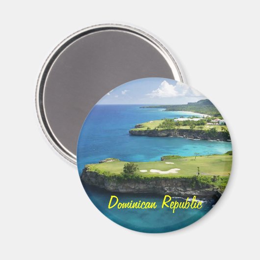 Dominicaanse Republiek magneet (Voorkant / Achterkant)