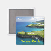 Dominicaanse Republiek magneet (Voorkant / Achterkant)