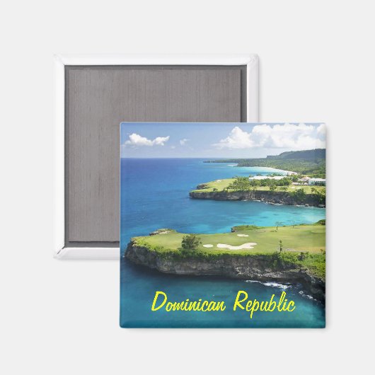 Dominicaanse Republiek magneet (Voorkant / Achterkant)