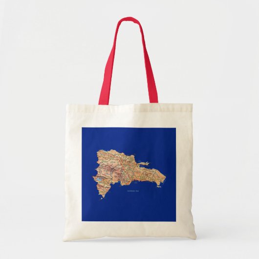 Dominicaanse Republiek Map Bag Tote Bag (Voorkant)