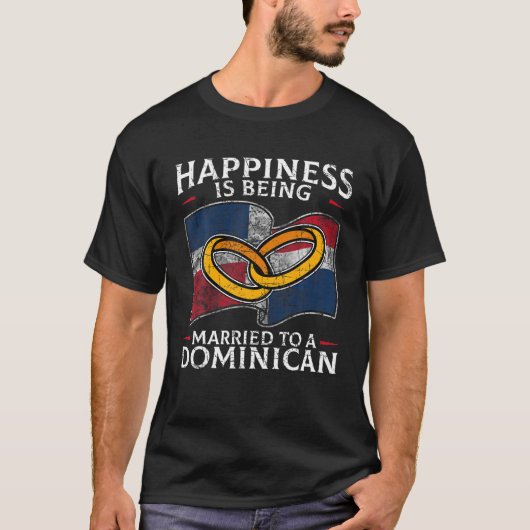 Dominicaanse Republiek - Marriage Dominicaanse erf T-shirt (Voorkant)