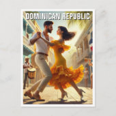 Dominicaanse Republiek Merengue Dancers Briefkaart (Voorkant)