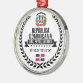 Dominicaanse Republiek Metalen Ornament (Links)