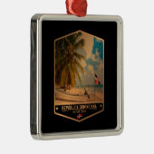 Dominicaanse Republiek Metalen Ornament (Rechts)