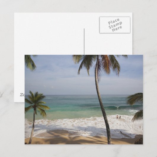 Dominicaanse Republiek, Noordkust, Abreu, Playa 4 Briefkaart (Voorkant / Achterkant)