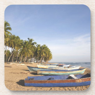 Dominicaanse Republiek, Noordkust, Nagua, Strand Bier Onderzetter