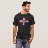 Dominicaanse Republiek Orgullo Pride Republica Dom T-shirt (Voorkant volledig)