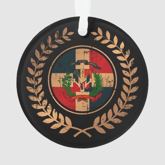 Dominicaanse Republiek Ornament (achterkant)