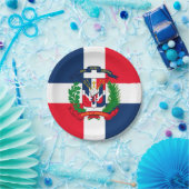 Dominicaanse Republiek Papieren Bordje (Feest)