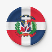 Dominicaanse Republiek Papieren Bordje (Voorkant)