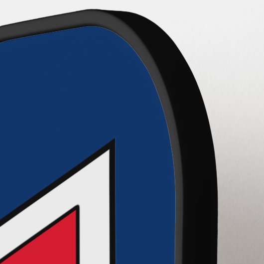 Dominicaanse Republiek Pickleball Paddle (Links Detail)