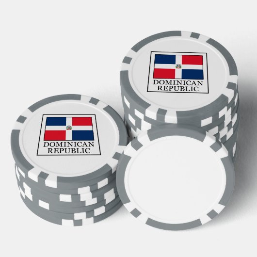 Dominicaanse Republiek Poker Chips (Opstapeling)