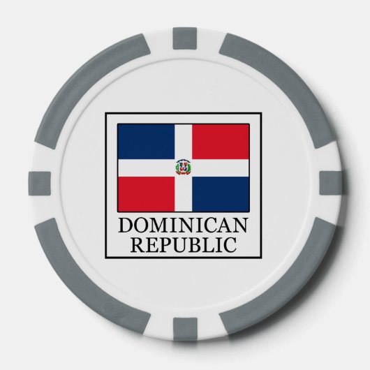 Dominicaanse Republiek Poker Chips (Voorkant)