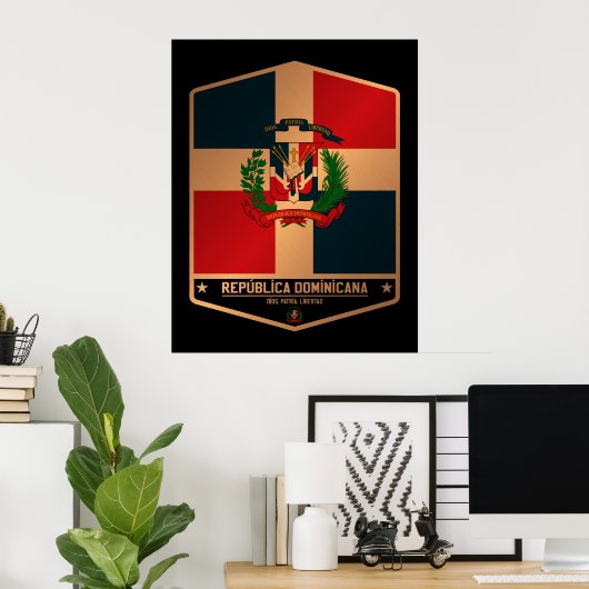 Dominicaanse Republiek Poster (Thuiskantoor)