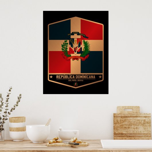 Dominicaanse Republiek Poster (Keuken)
